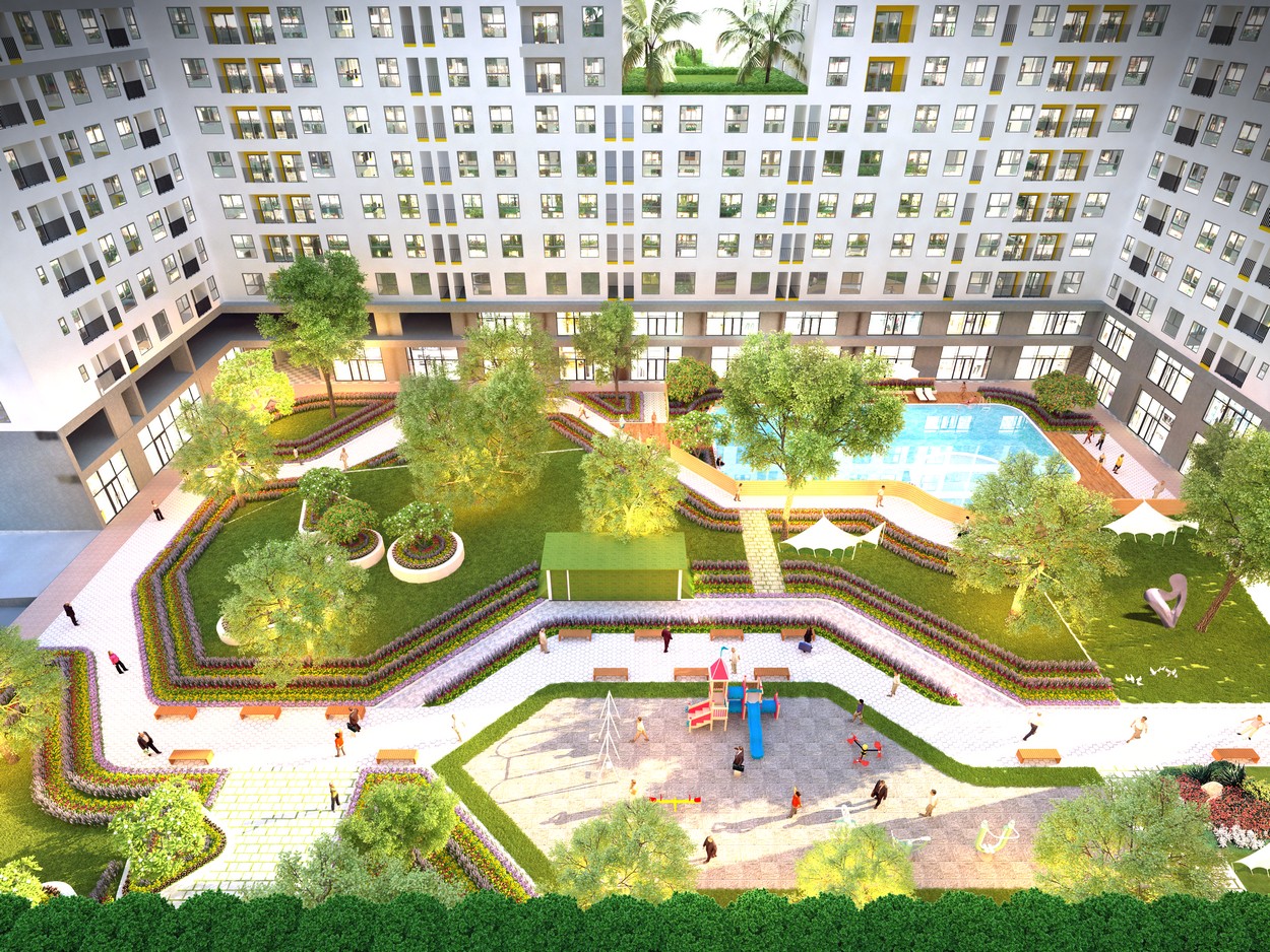 Không gian sống tại Bcons Garden Bình Dương