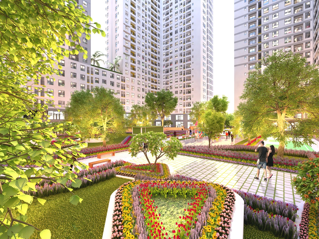 Không gian sống tại Bcons Garden Bình Dương