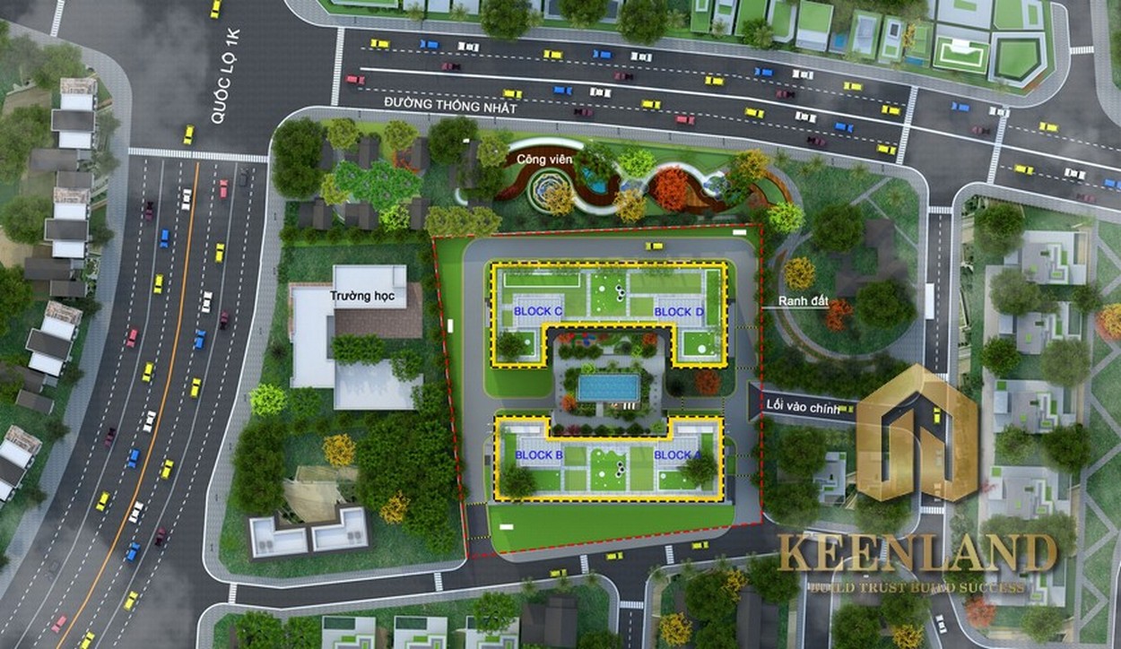 Mặt bằng dự án căn hộ Bcons Plaza