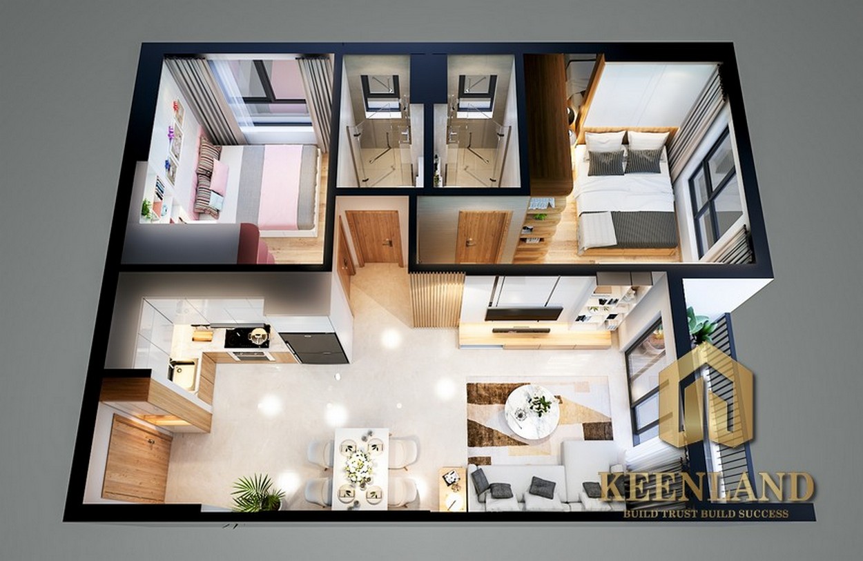 Mặt bằng dự án căn hộ Bcons Plaza