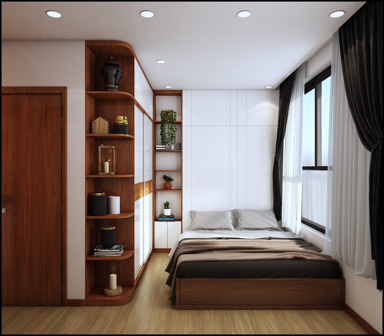 Căn Hộ Bcons Green View Phòng ngủ nhà mẫu dự án Bcons Green View tại Đông Hòa, Dĩ An