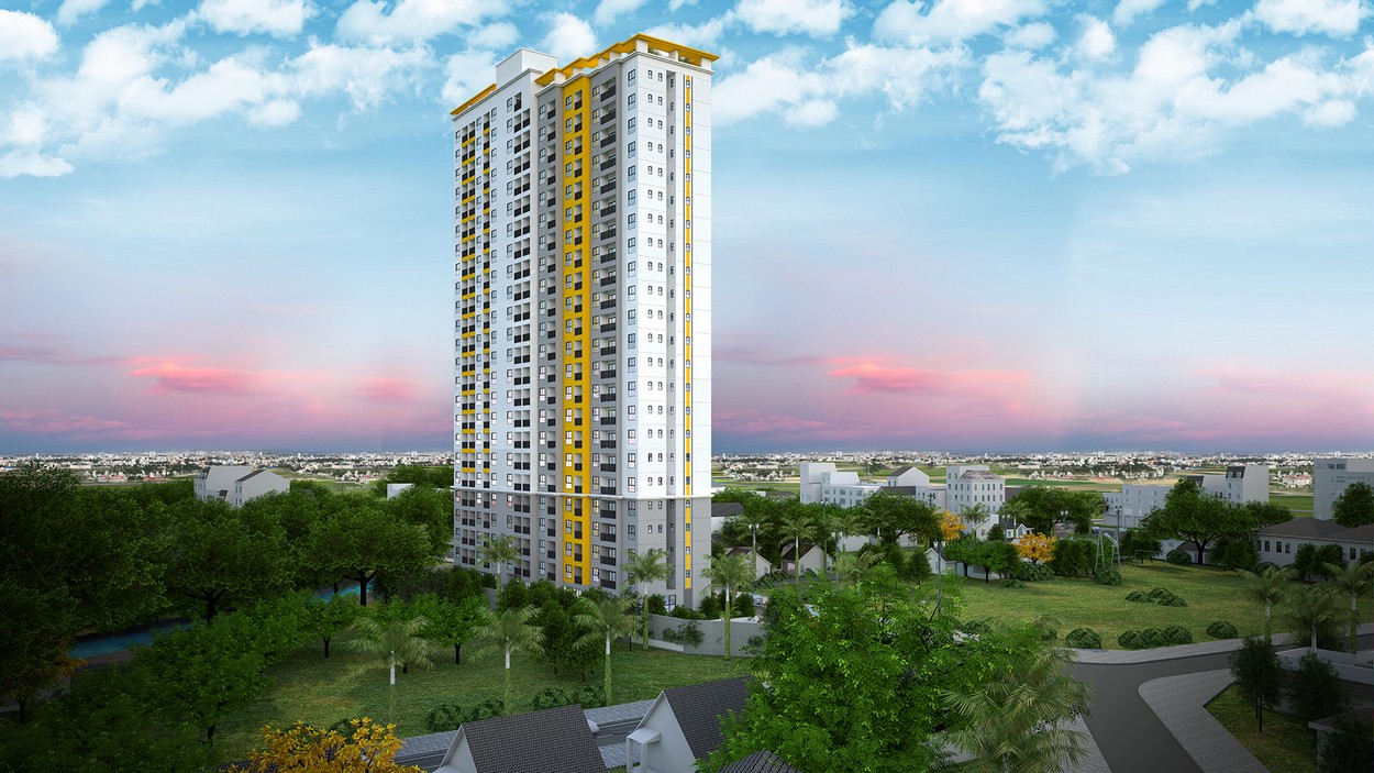 Phối cảnh dự án căn hộ Bcons Bee Bình Dương