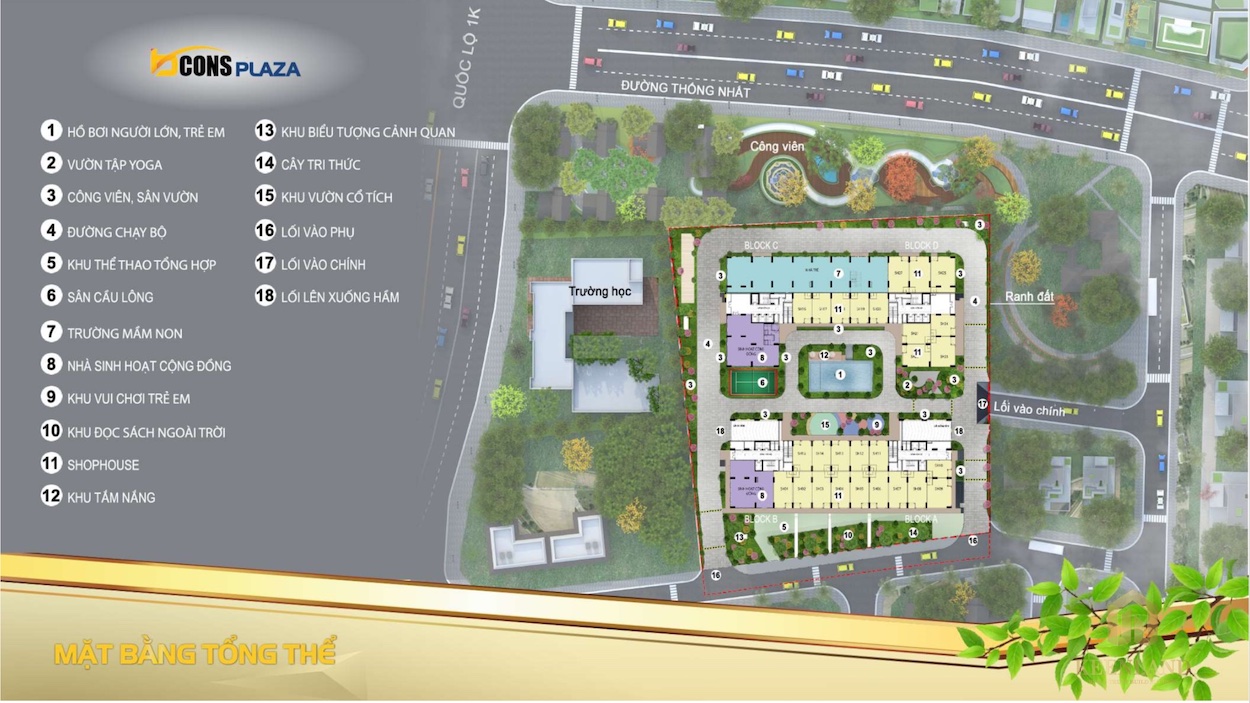 Hệ thống tiện ích nội khu đa dạng và hiện đại