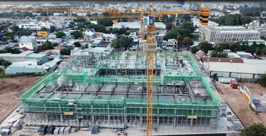 Tiến độ xây dựng căn hộ bcons plaza tháng 07/2021