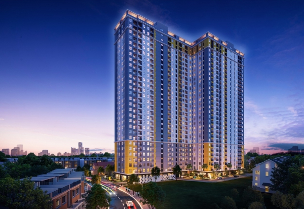 Phối cảnh căn hộ Bcons Polygon An Bình