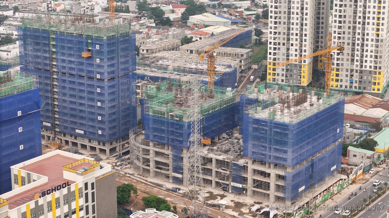 Tiến độ xây dựng Bcons City tháng 09/2024