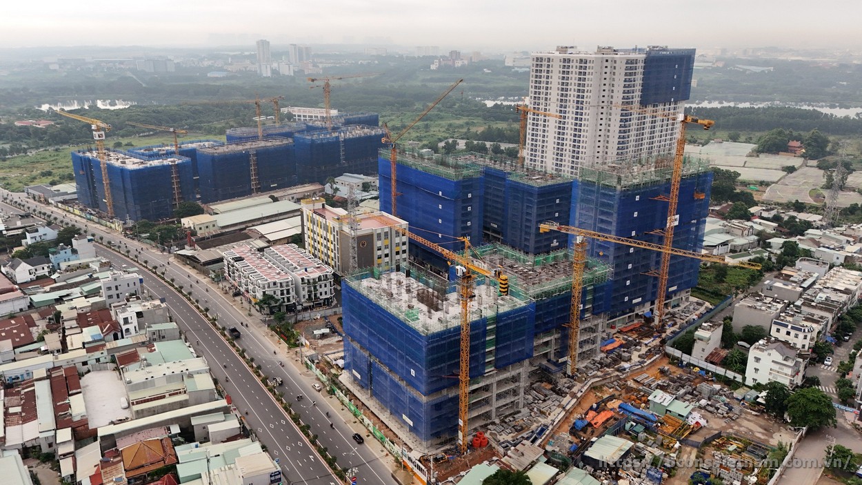 Tiến độ xây dựng Bcons City tháng 09/2024