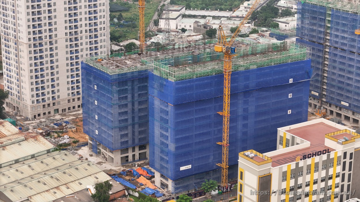 Tiến độ xây dựng Bcons City tháng 09/2024