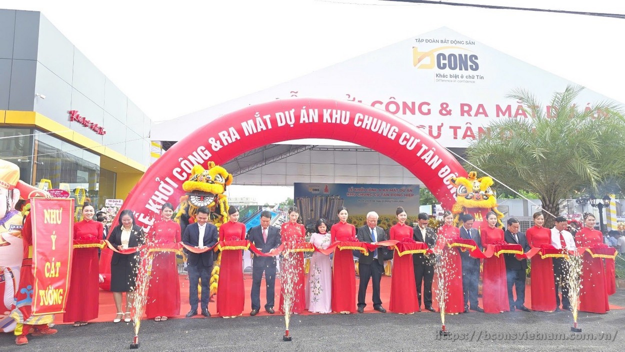 Sự kiện khai trương nhà mẫu Bcons Solary