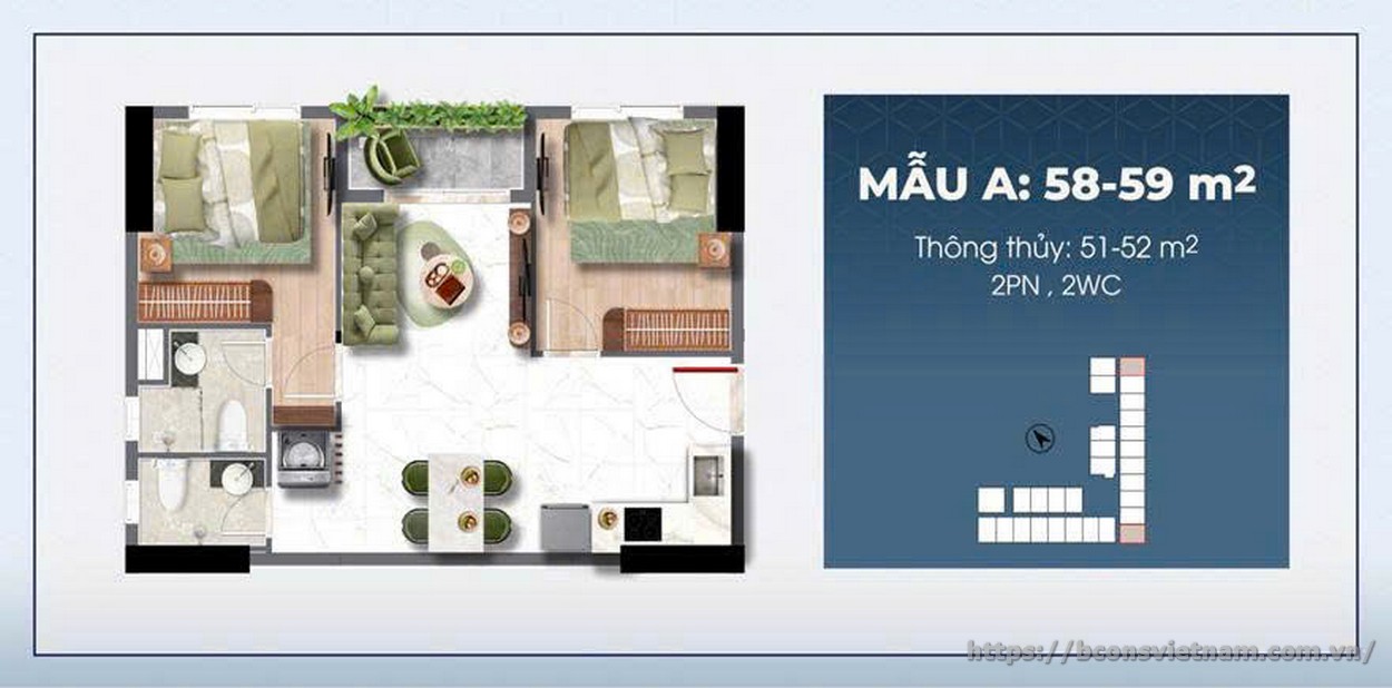 Thiết kế mẫu Bcons Center City