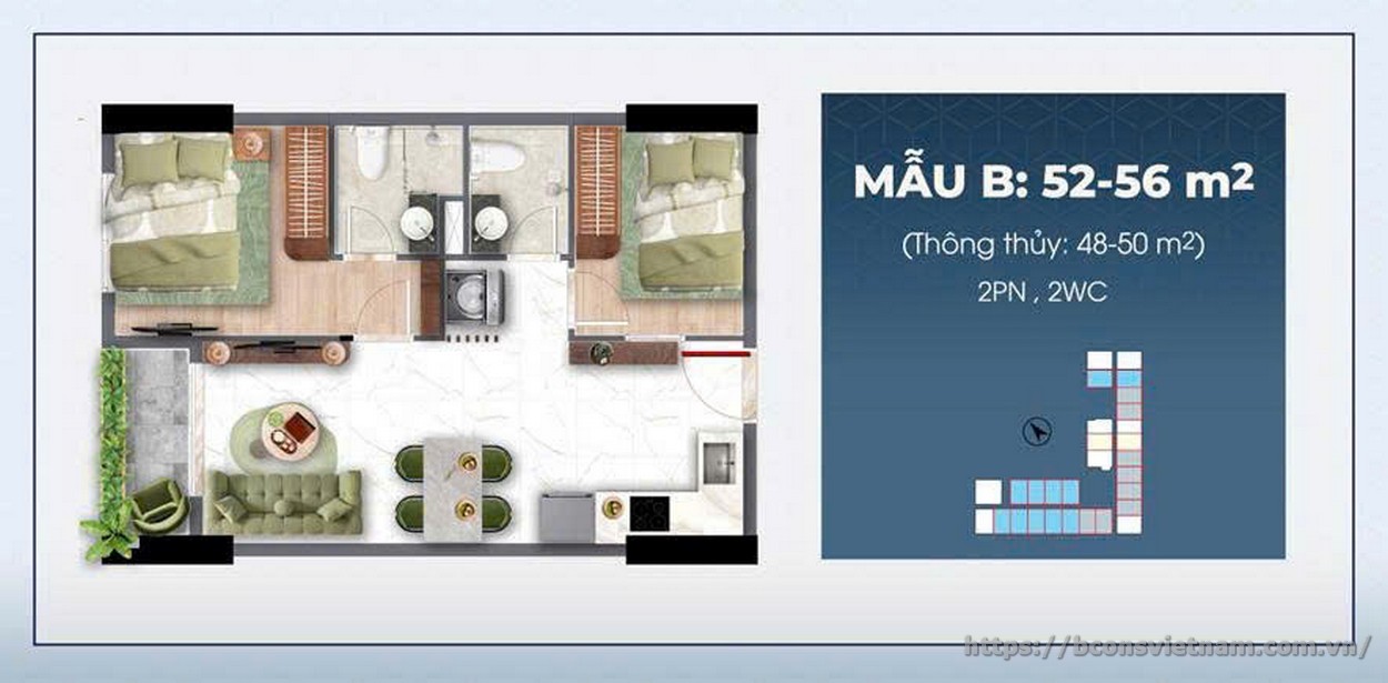Thiết kế mẫu Bcons Center City