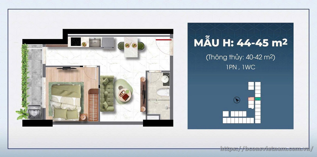 Thiết kế mẫu Bcons Center City